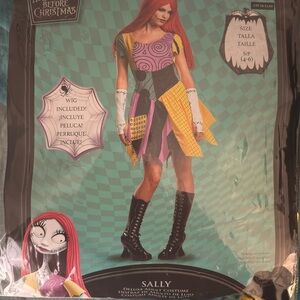Disney Sally Adult Costume - Multicolor Patchwork